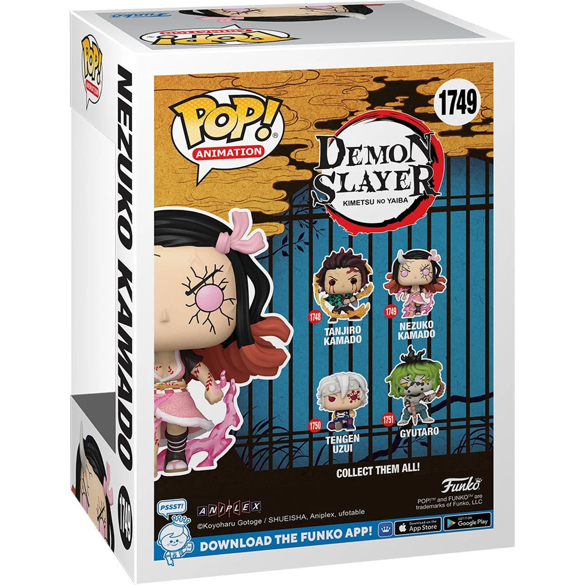 Demon Slayer Nezuko Kamado (Demon Form) Funko Pop! Vinyl Figure #1749 W/ Protector Case