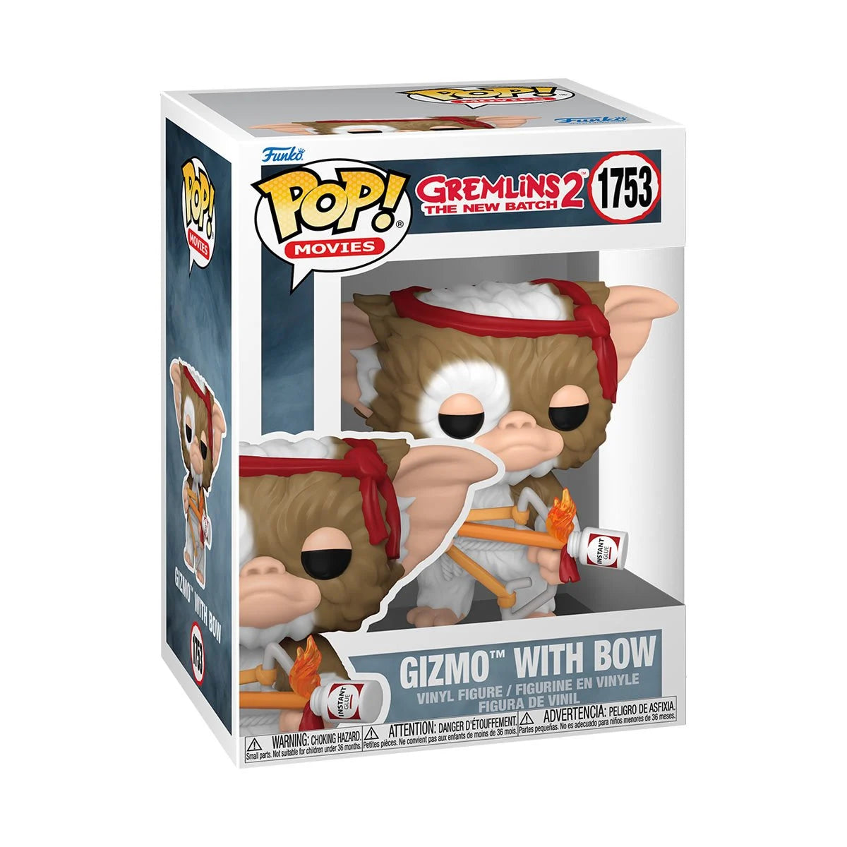 Gremlins 2: The New Batch Gizmo with Bow Funko Pop! Vinyl Figure #1753 W/Protector