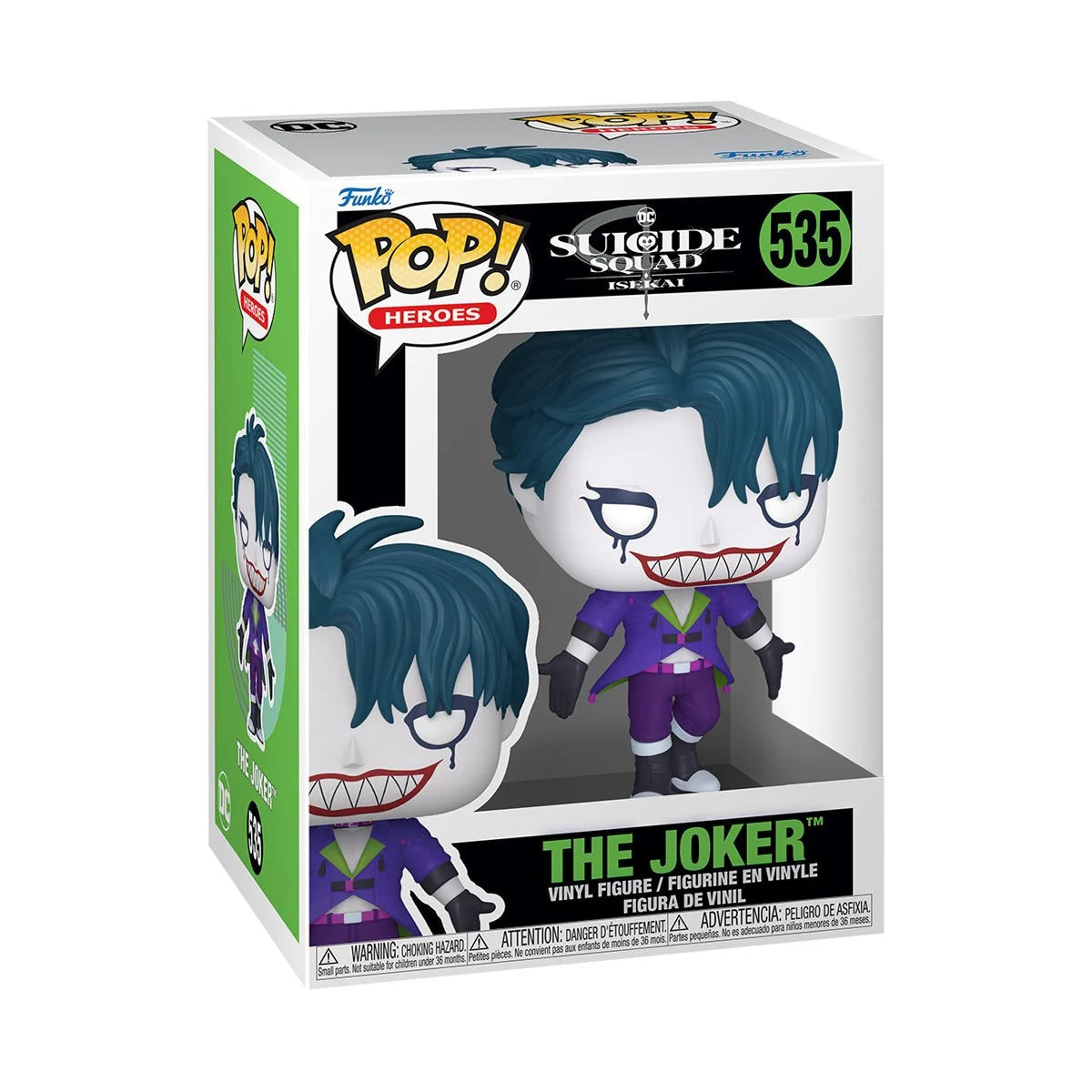 Suicide Squad Isekai The Joker Funko Pop! Vinyl Figure #535 W/ Protector