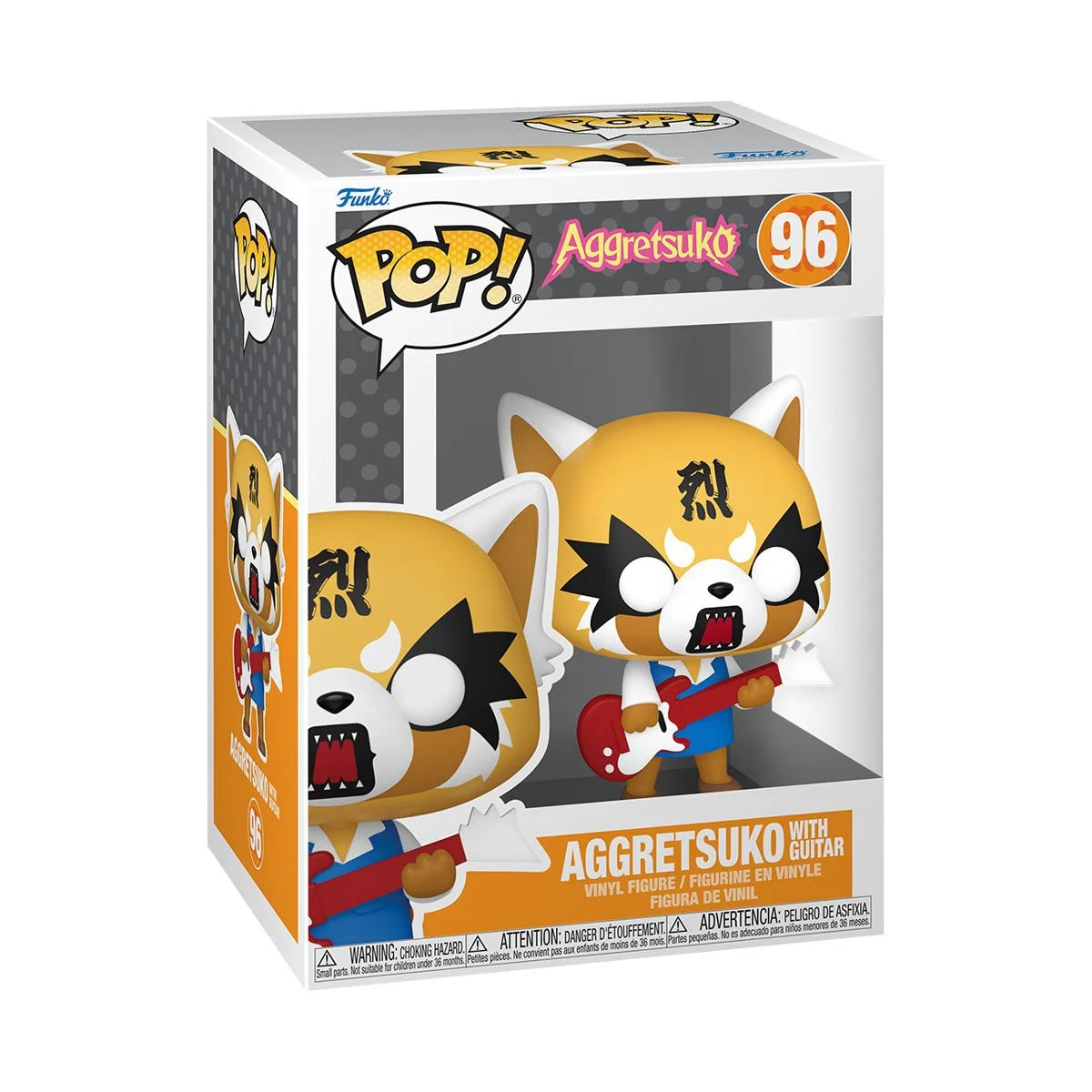 Sanrio Aggretsuko with Guitar Funko Pop! Vinyl Figure #96 W/Protector