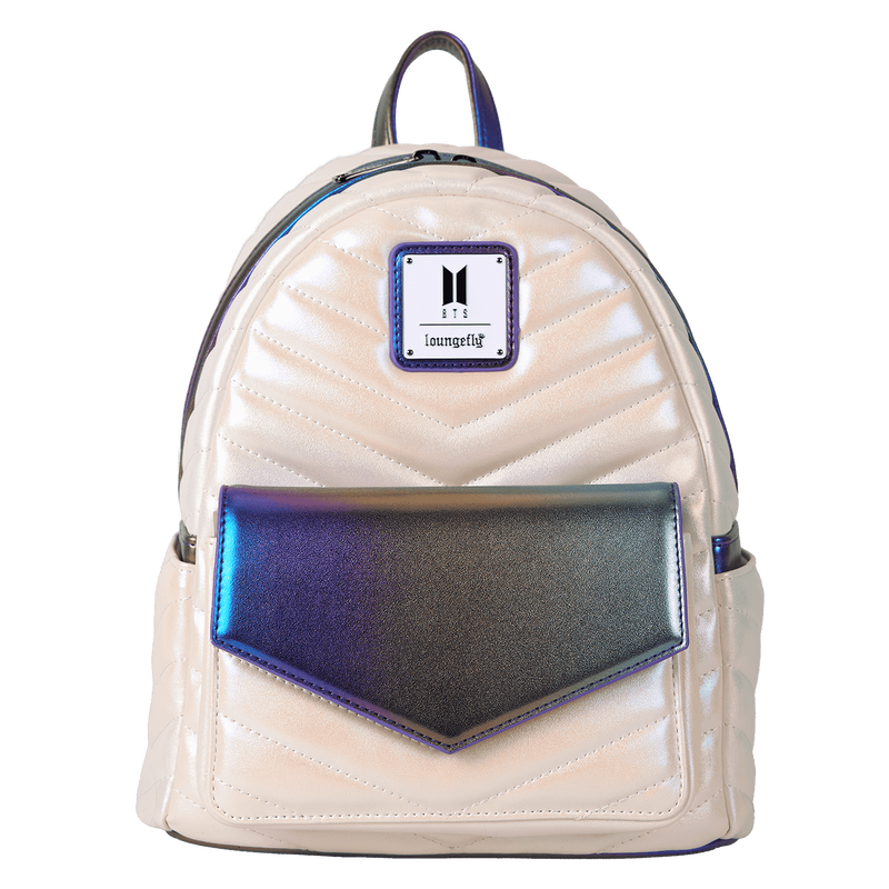 Loungefly BTS Iridescent Quilted Mini Backpack