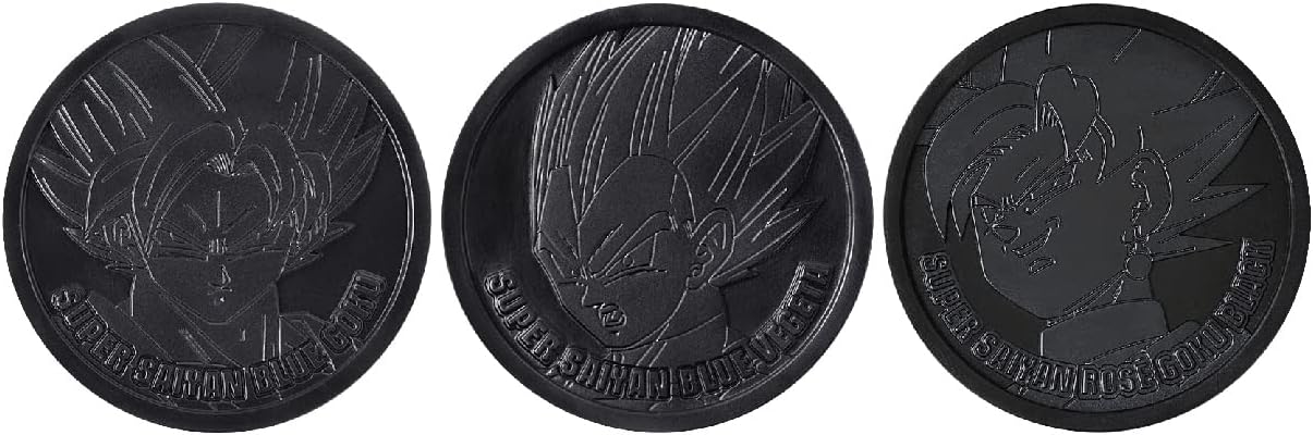 Bandai Dragon Ball Flash Figure Multipaks Super Saiyan Goku Blue Vegeta Rose Goku Black 3 Pieces/set PVC Action Figure Toys - LeCharms & Co.