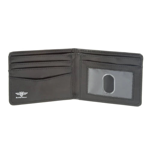 Bi-Fold Wallet - MY HERO ACADEMIA Midnight Jumping Pose and Title Logo Blue/White - LeCharms & Co.