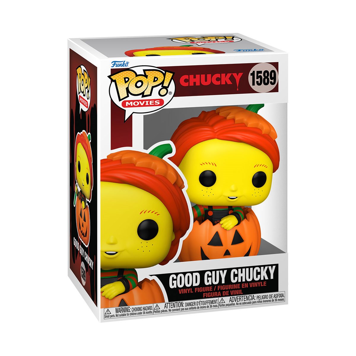 Chucky Vintage Halloween Good Guy Chucky Funko Pop! Vinyl Figure #1589 W/Protector Bundle - LeCharms & Co.