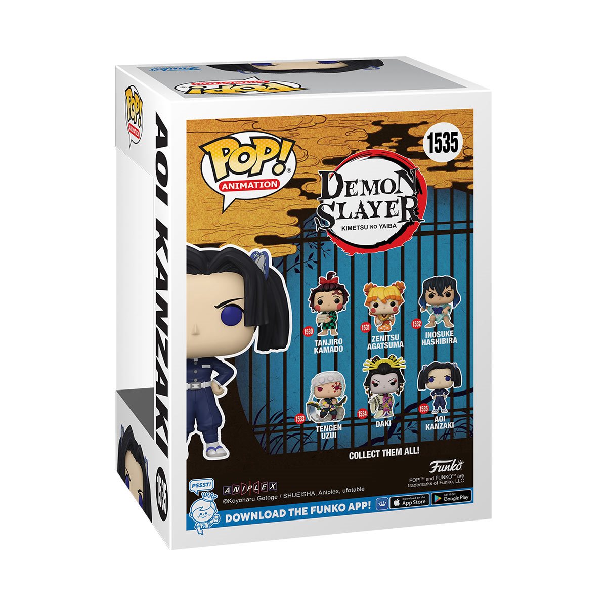 Demon Slayer Aoi Kanzaki Funko Pop! Vinyl Figure #1535 - LeCharms & Co.