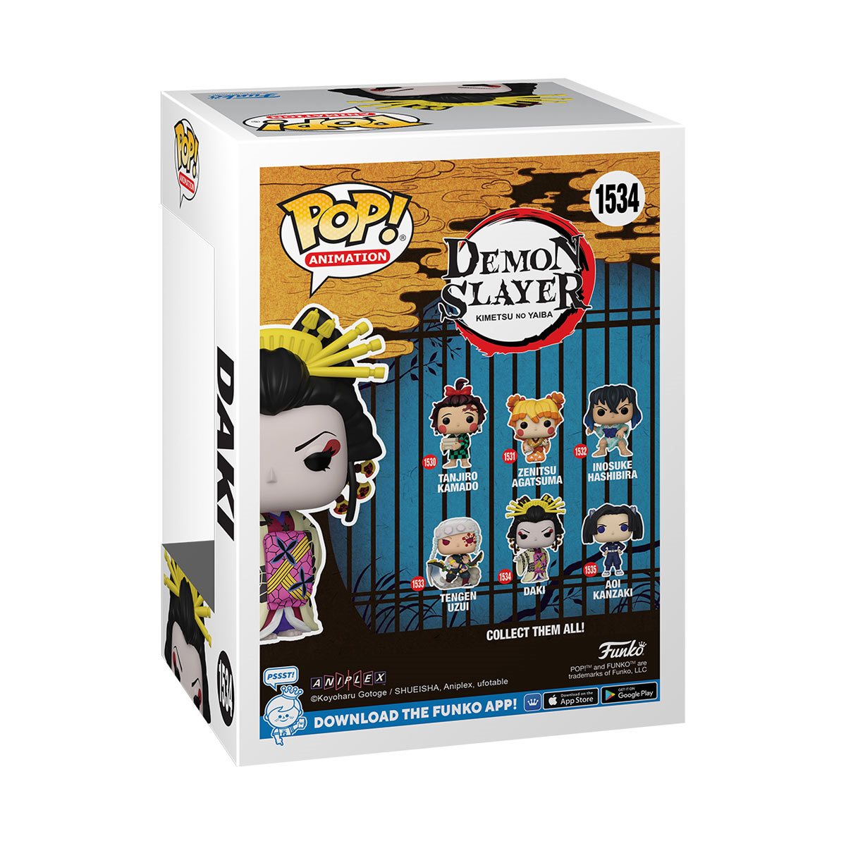 Demon Slayer Daki Funko Pop! Vinyl Figure #1534 - LeCharms & Co.