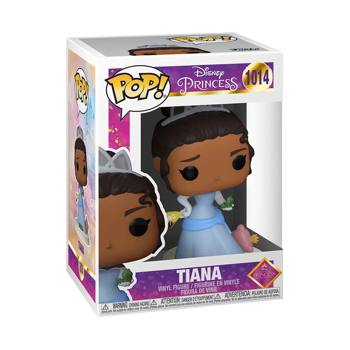 Disney Ultimate Princess Tiana Funko Pop! Vinyl Figure #1014 W/Protector Bundle - LeCharms & Co.