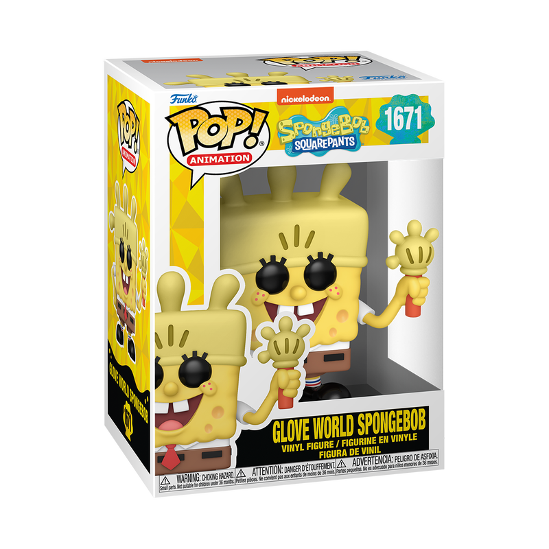 Funko Pop! Animation: SpongeBob SquarePants 25th Anniversary - Glove World SpongeBob - LeCharms & Co.