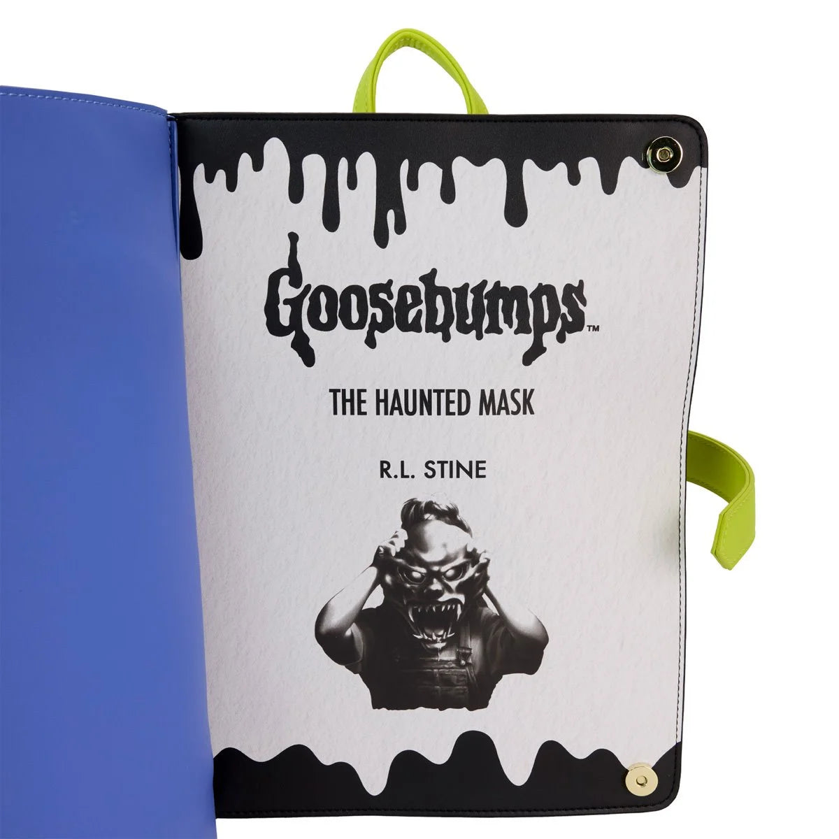 Goosebumps The Haunted Mask Book Mini-Backpack-Glow in the Dark - LeCharms & Co.