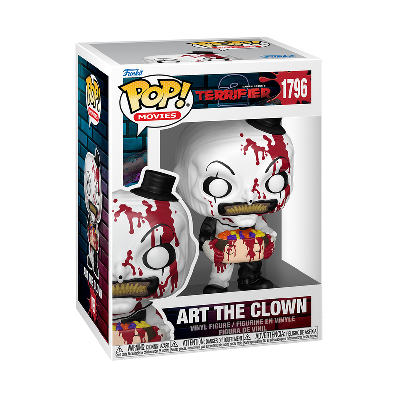 Funko Pop! Terrifier 2, Art the Clown with Candy Filled Head #1796