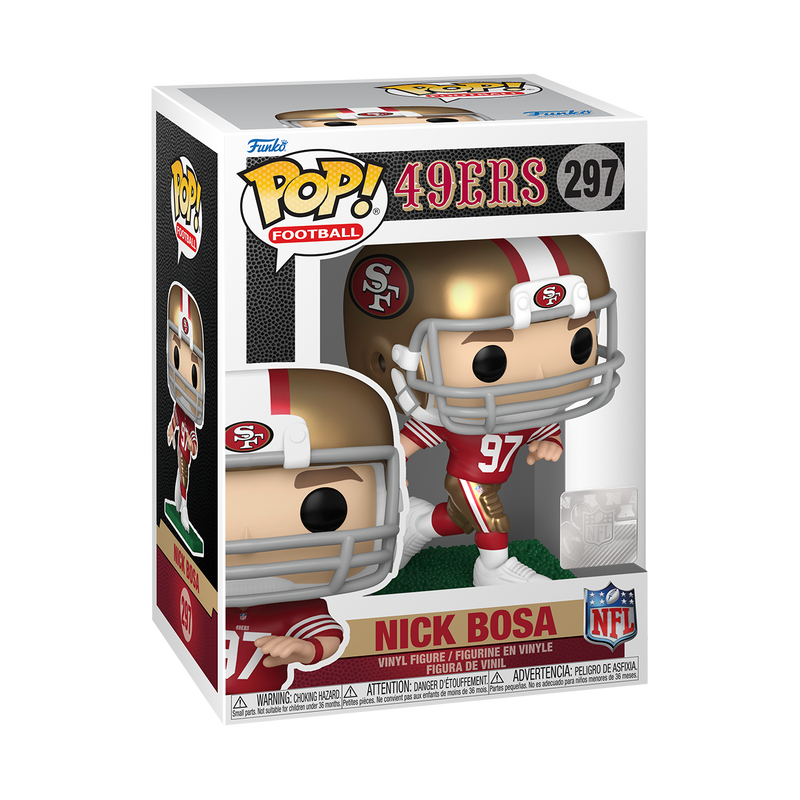 Funko Pop Football: 49ers - Nick Bosa (Color) w/ Protector