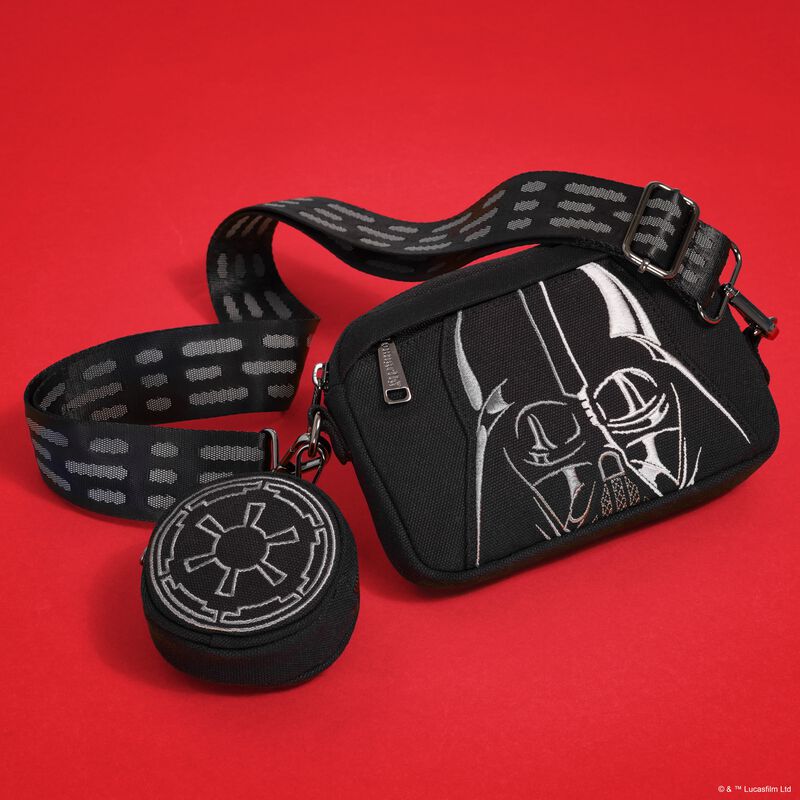 Star Wars Darth Vader Canvas Sling Crossbody Bag with Coin Bag