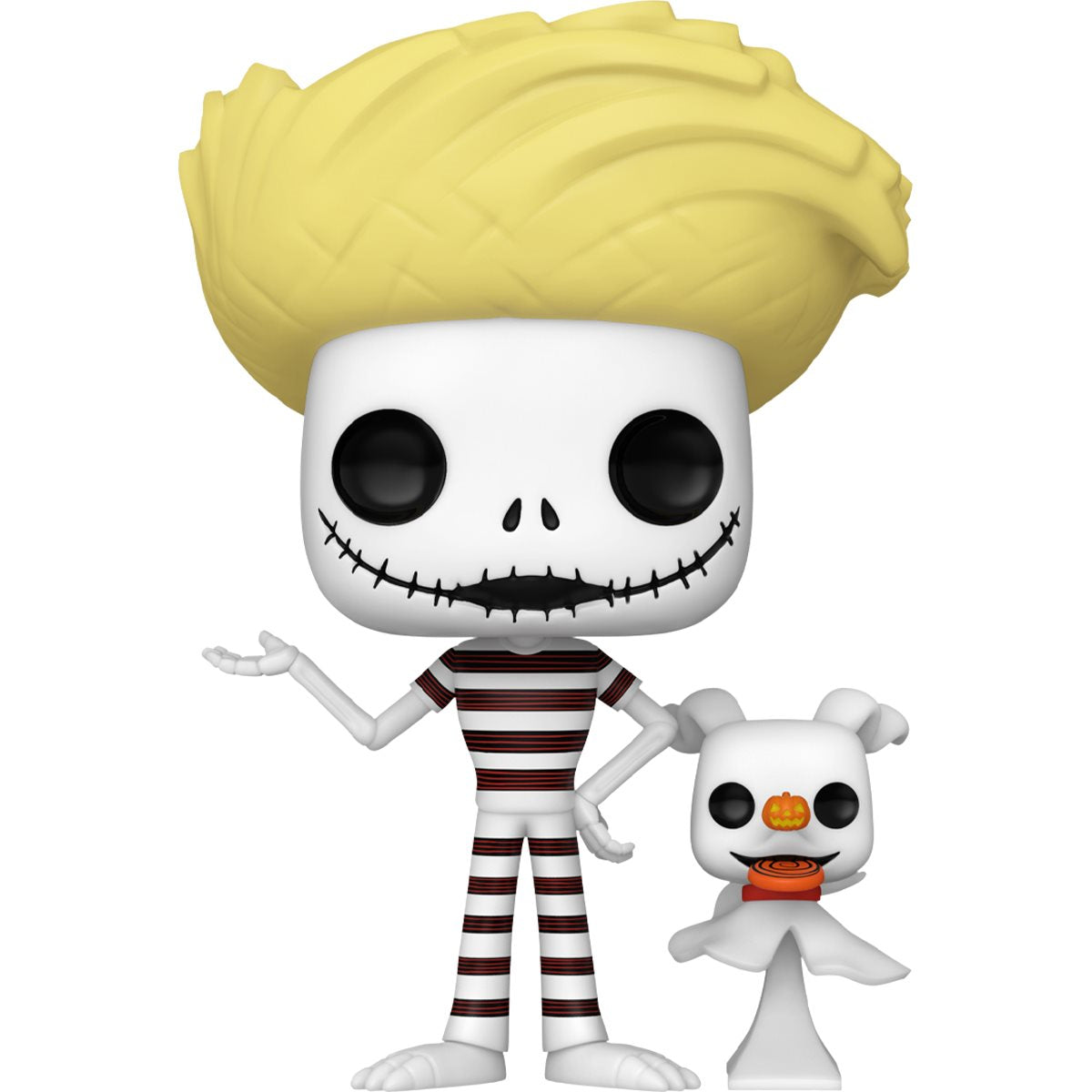 The Nightmare Before Christmas Jack with Zero (Beach) Funko Pop! Vinyl Figure and Buddy #1470 W/Protector Bundle - LeCharms & Co.
