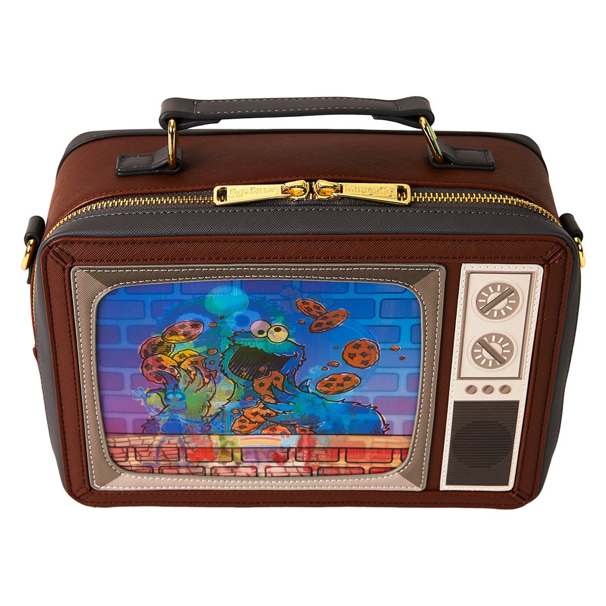 Sesame Street Lenticular Retro TV Crossbody Purse
