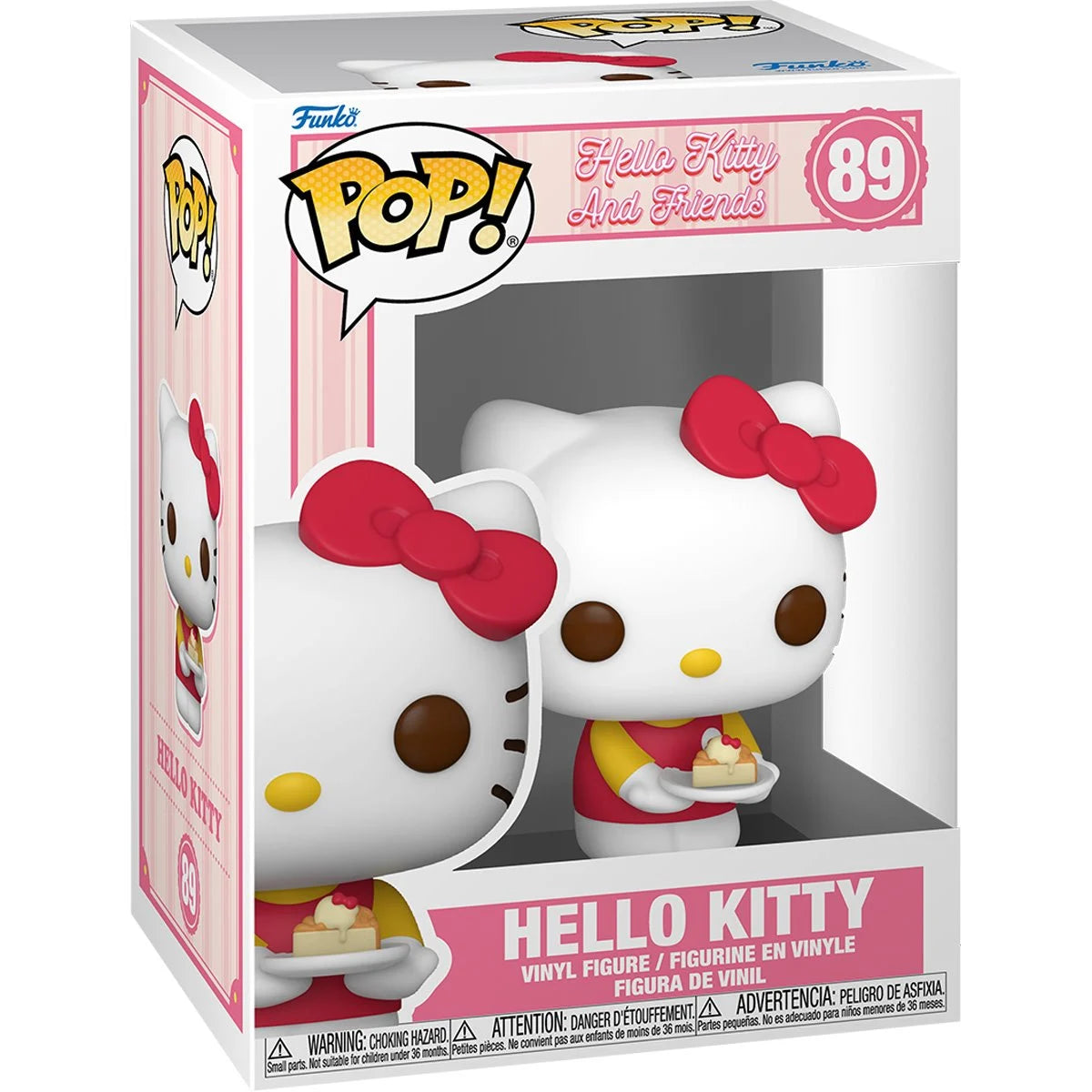 Hello Kitty and Friends Hello Kitty with Dessert (2024) Pop! Vinyl Figure #89 W/Protector