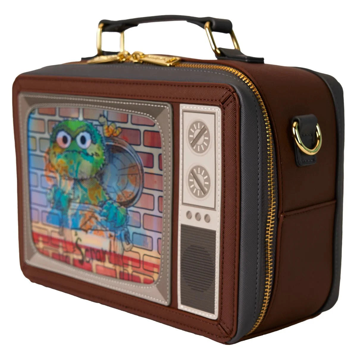 Sesame Street Lenticular Retro TV Crossbody Purse