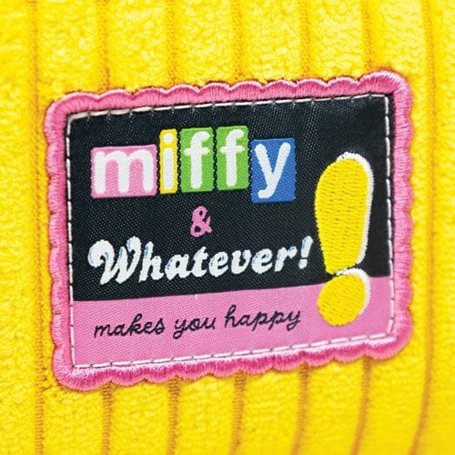 Miffy Corduroy Baguette Crossbody Bag with Bag Charm
