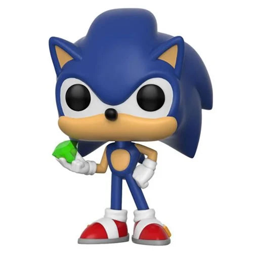 Sonic the Hedgehog with Emerald Funko Pop! Vinyl Figure #284 W/Protector