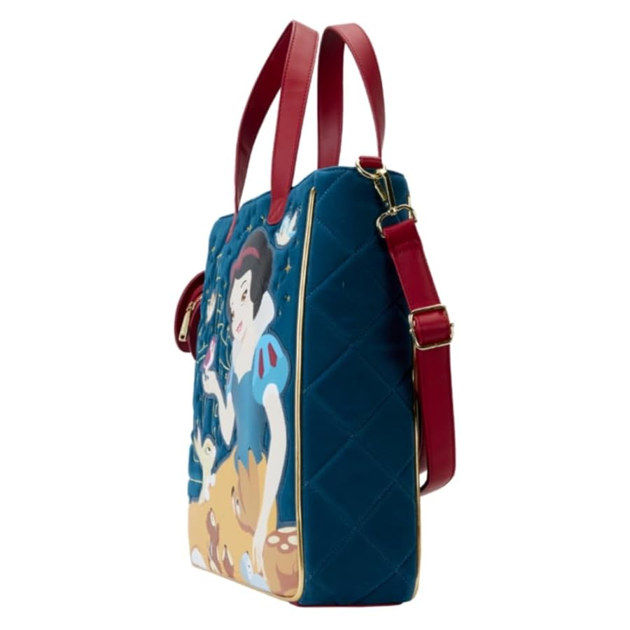Loungefly Disney Snow White Velvet Tote Bag