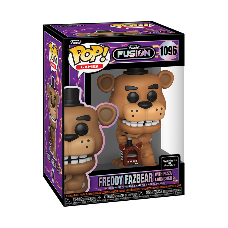 Fubko Pop! Five Nights at Freddy's: Freddy Fazbear with Pizza Launcher (Funko Fusion) #1096 - Chase