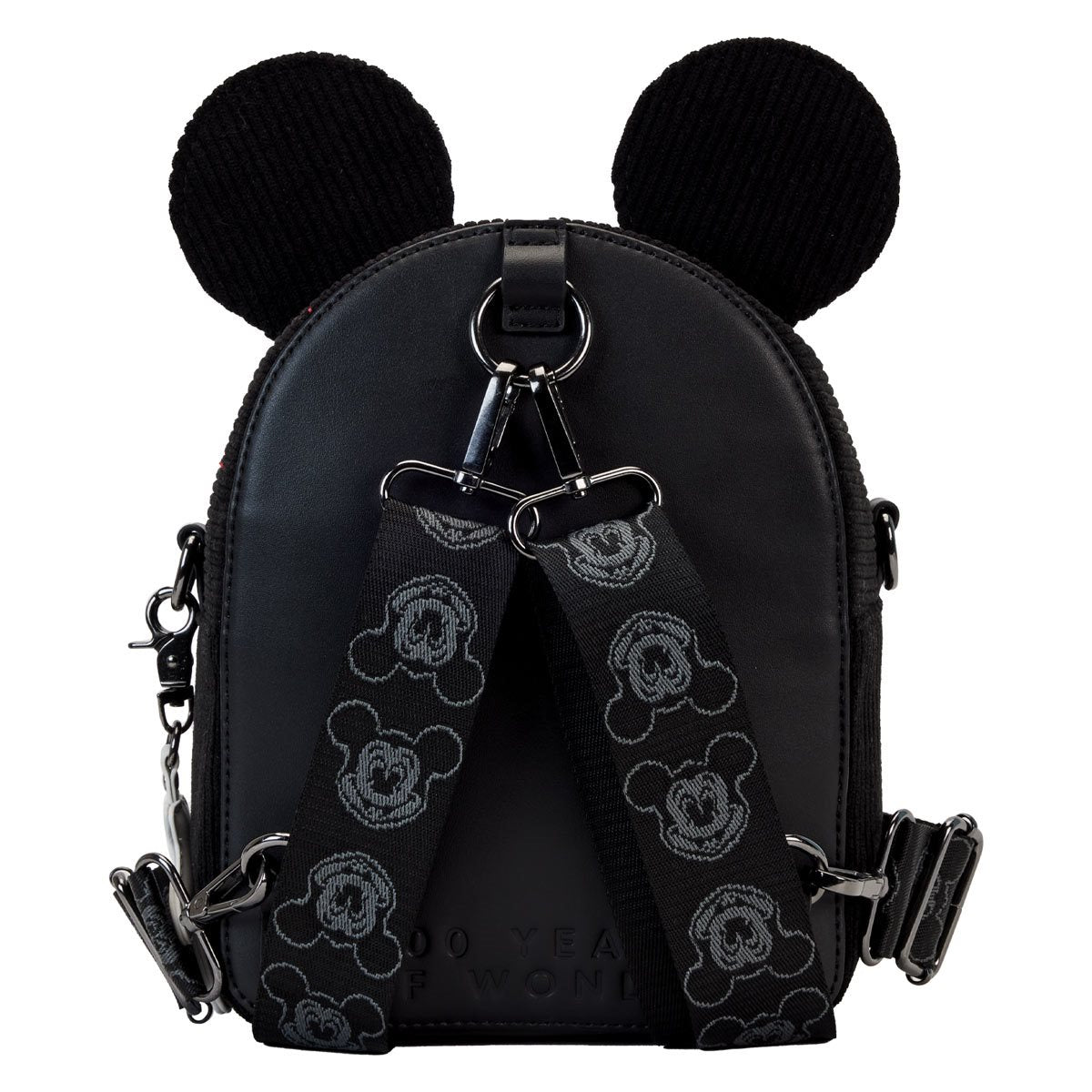 Mickey Mouse Classic Corduroy Convertible Mini Backpack & Crossbody Bag