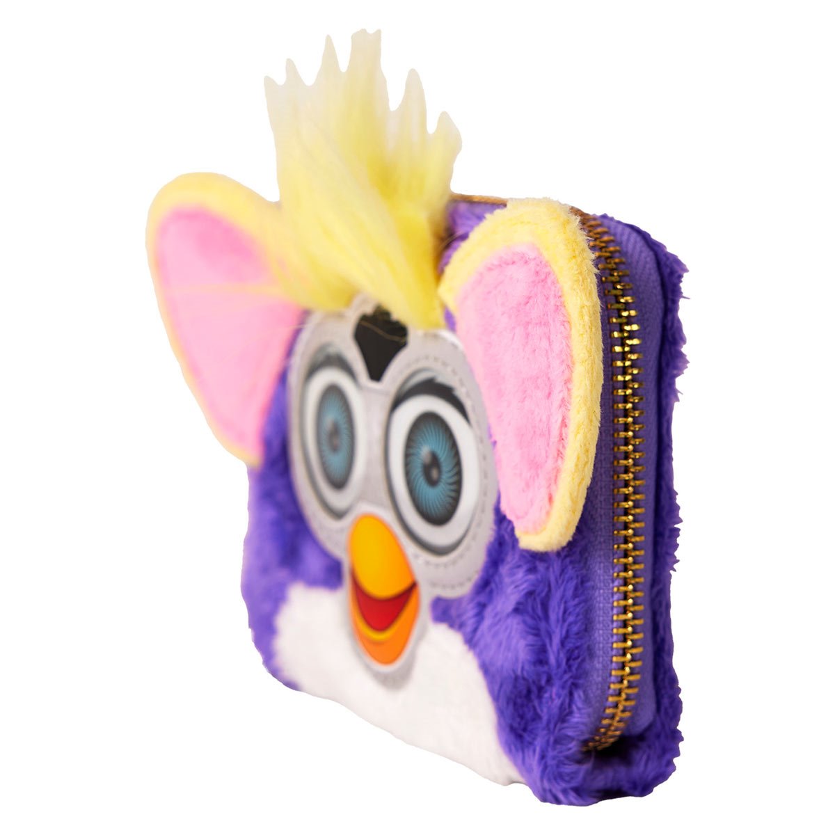 Furby Plush Fur Zip-Around Wallet