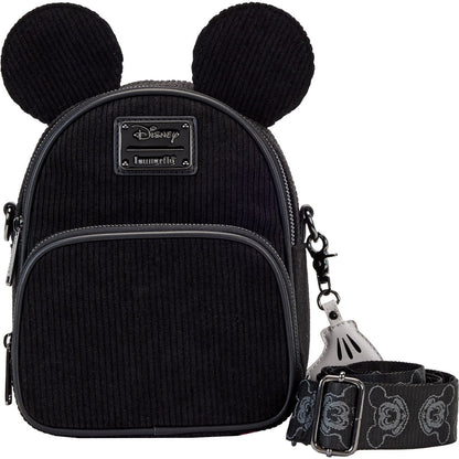 Mickey Mouse Classic Corduroy Convertible Mini Backpack & Crossbody Bag