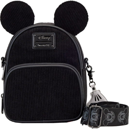 Mickey Mouse Classic Corduroy Convertible Mini Backpack & Crossbody Bag