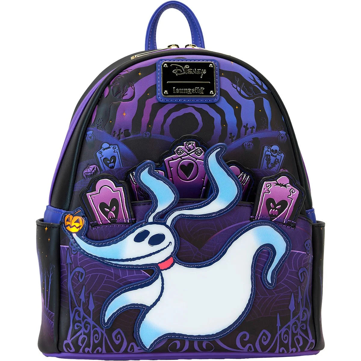 Nightmare Before Christmas Zero and Jack Light-Up Mini Backpack