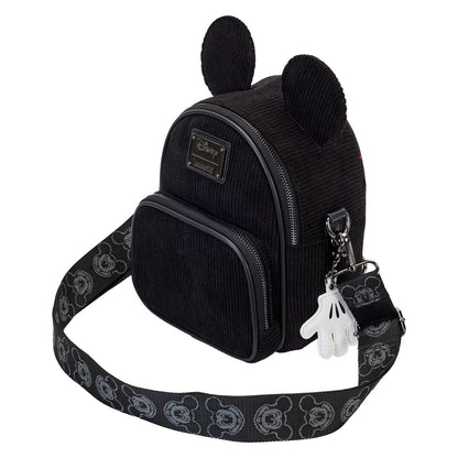 Mickey Mouse Classic Corduroy Convertible Mini Backpack & Crossbody Bag