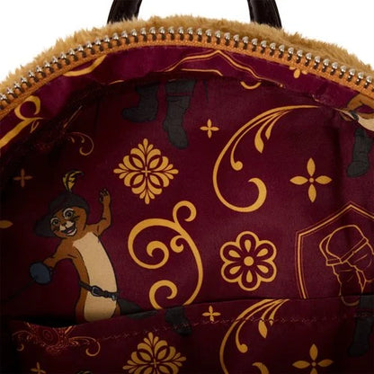 Loungefly Shrek Puss In Boots Cosplay Faux Fur Mini-Backpack