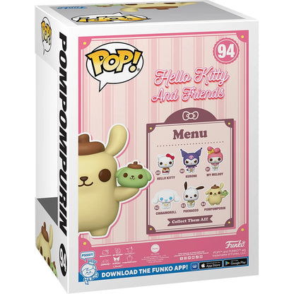 Hello Kitty and Friends Pompompurin with Dessert Funko Pop! Vinyl Figure #94 W/Protector