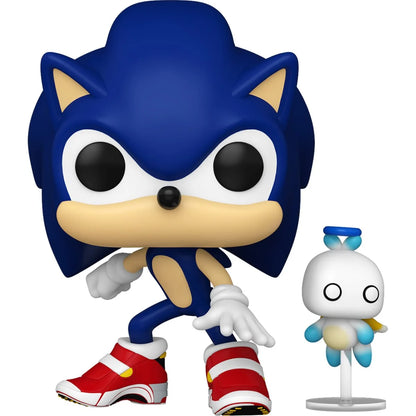 Sonic The Hedgehog Funko Pop! Vinyl Figure with Chao Buddy #1036 W/Protector Case