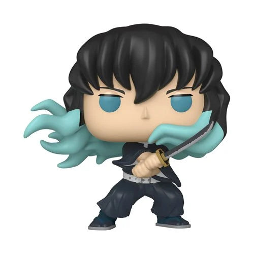 Demon Slayer Muichiro Tokito (Attack) Funko Pop Vinyl Figure #1853 W/ Protector Case