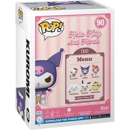 Hello Kitty and Friends Kuromi with Dessert Funko Pop! Vinyl Figure #90 W/Protector