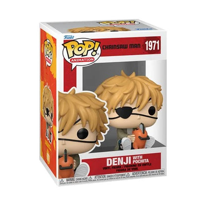 Funko Pop! Chainsaw Man Denji with Pochita Vinyl Figure #1971