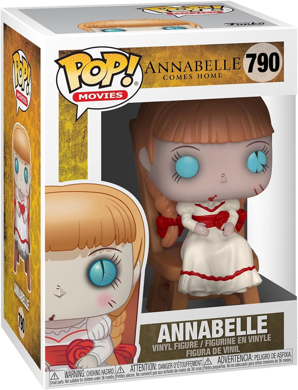 Annabelle in Chair Funko Pop! Vinyl Figure #790 W/Protector Bundle - LeCharms & Co.