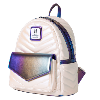 Loungefly BTS Iridescent Quilted Mini Backpack