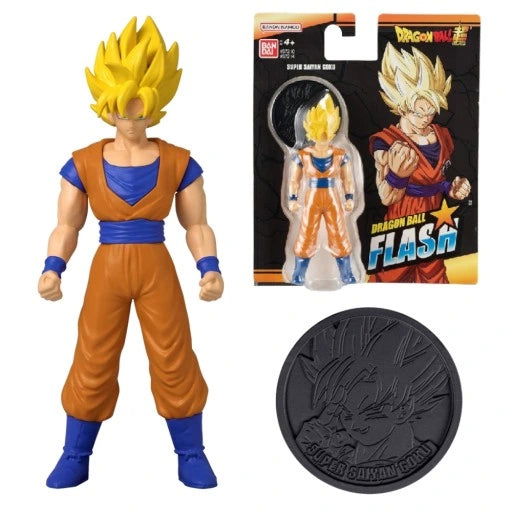 Bandai Dragon Ball Flash Super Saiyan Goku 4" Figure - LeCharms & Co.