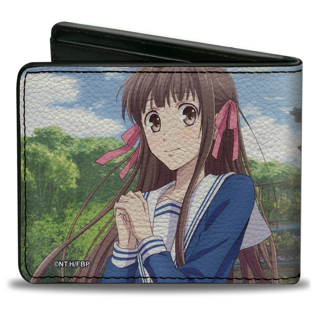 Bi-Fold Wallet - Fruits Basket Tohru Yuki and Kyo NewType Magazine June 2019 Outdoor Pose - LeCharms & Co.