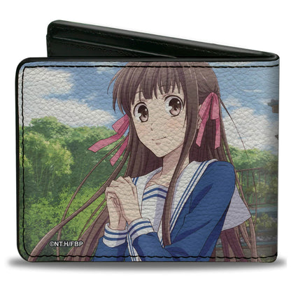 Bi-Fold Wallet - Fruits Basket Tohru Yuki and Kyo NewType Magazine June 2019 Outdoor Pose - LeCharms & Co.