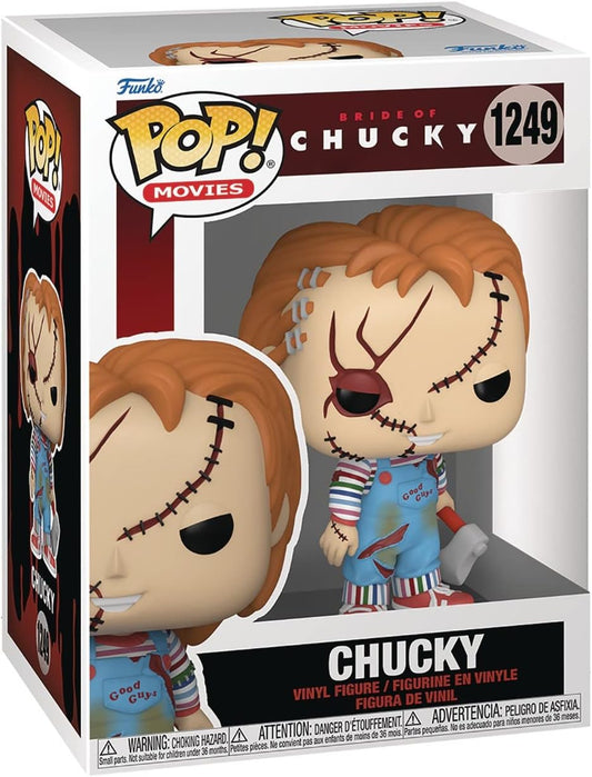 Bride of Chucky Chucky Funko Pop! Vinyl Figure #1249 W/Protector Bundle - LeCharms & Co.