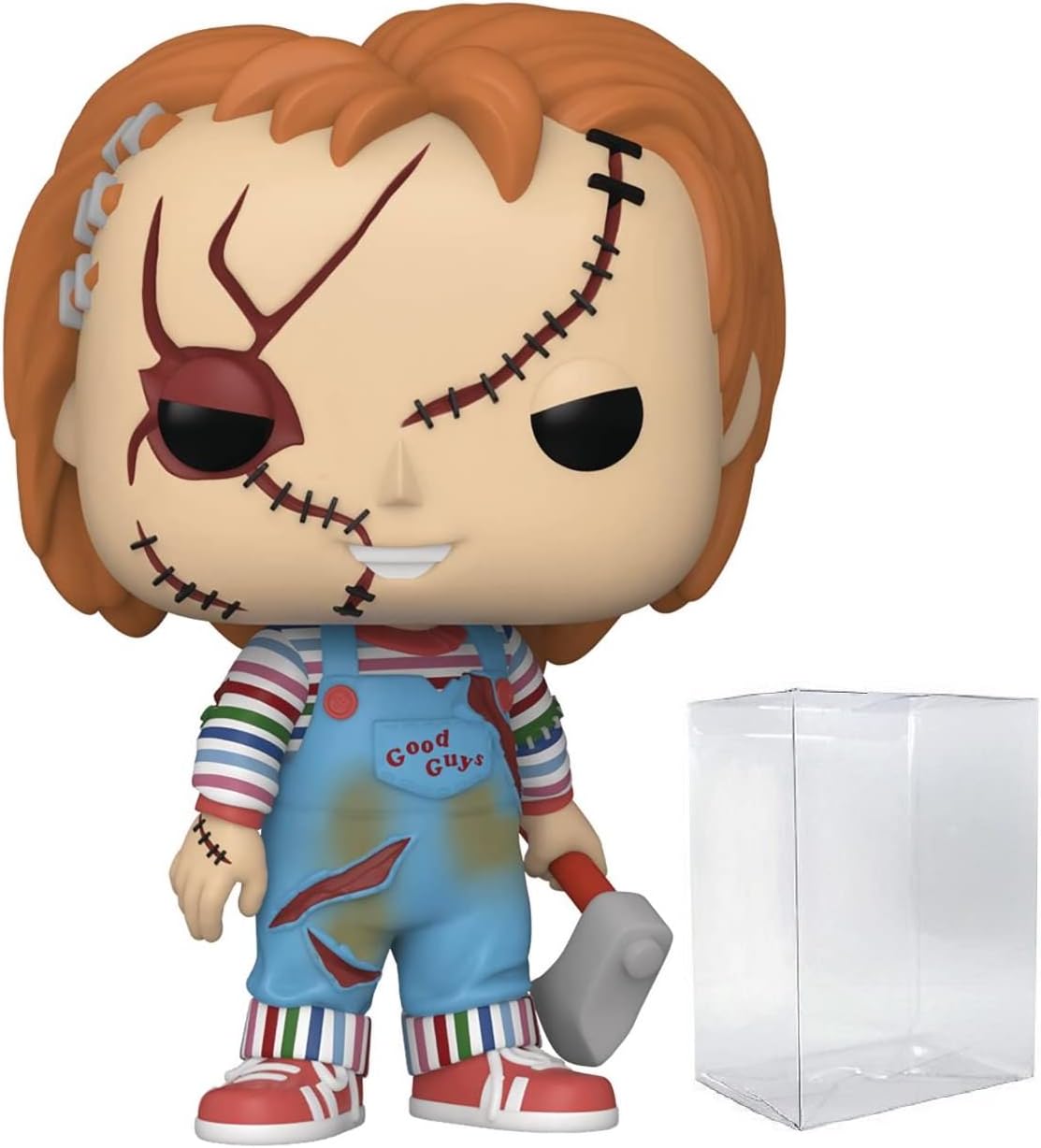 Bride of Chucky Chucky Funko Pop! Vinyl Figure #1249 W/Protector Bundle - LeCharms & Co.