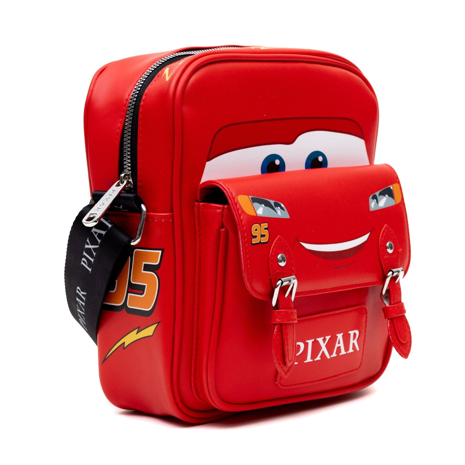 Cars Lightning McQueen Vegan Leather Crossbody Bag - LeCharms & Co.