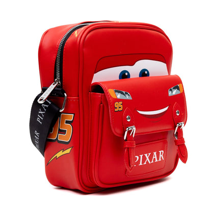 Cars Lightning McQueen Vegan Leather Crossbody Bag - LeCharms & Co.