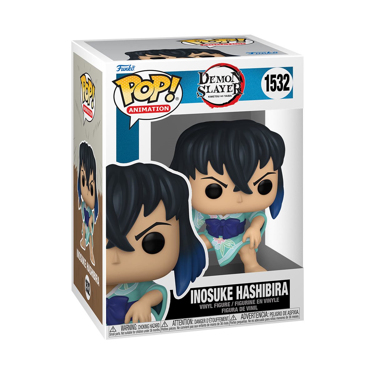 Demon Slayer Inosuke Hashibira (Kimono) Funko Pop! Vinyl Figure #1532 - LeCharms & Co.