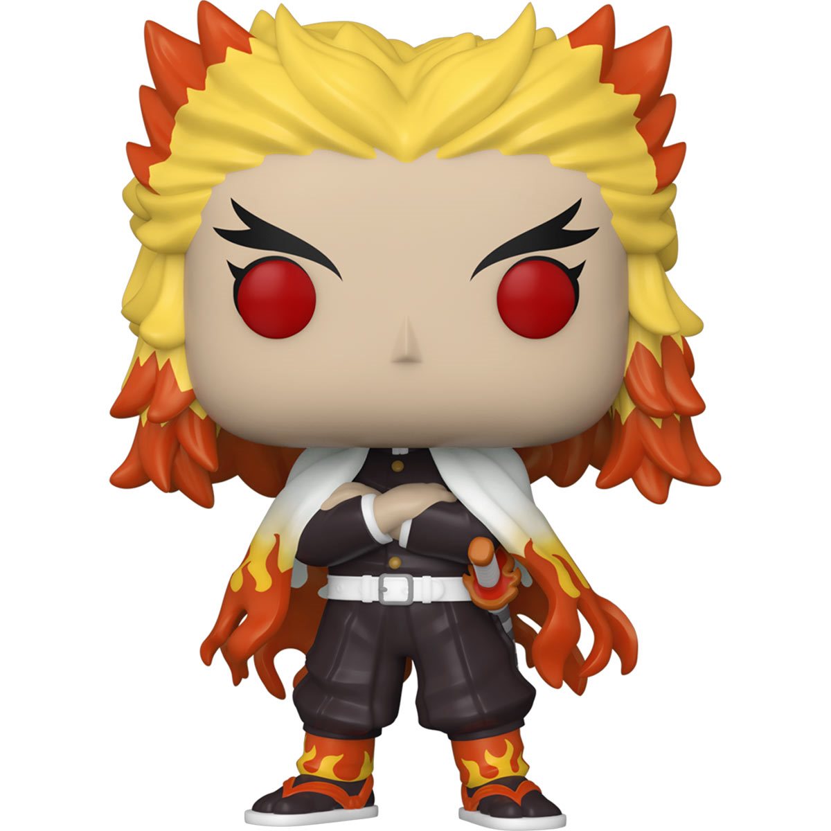 Demon Slayer: Kimetsu no Yaiba Kyojuro Rengoku Funko Pop! Vinyl Figure #1308 W/Protector - LeCharms & Co.