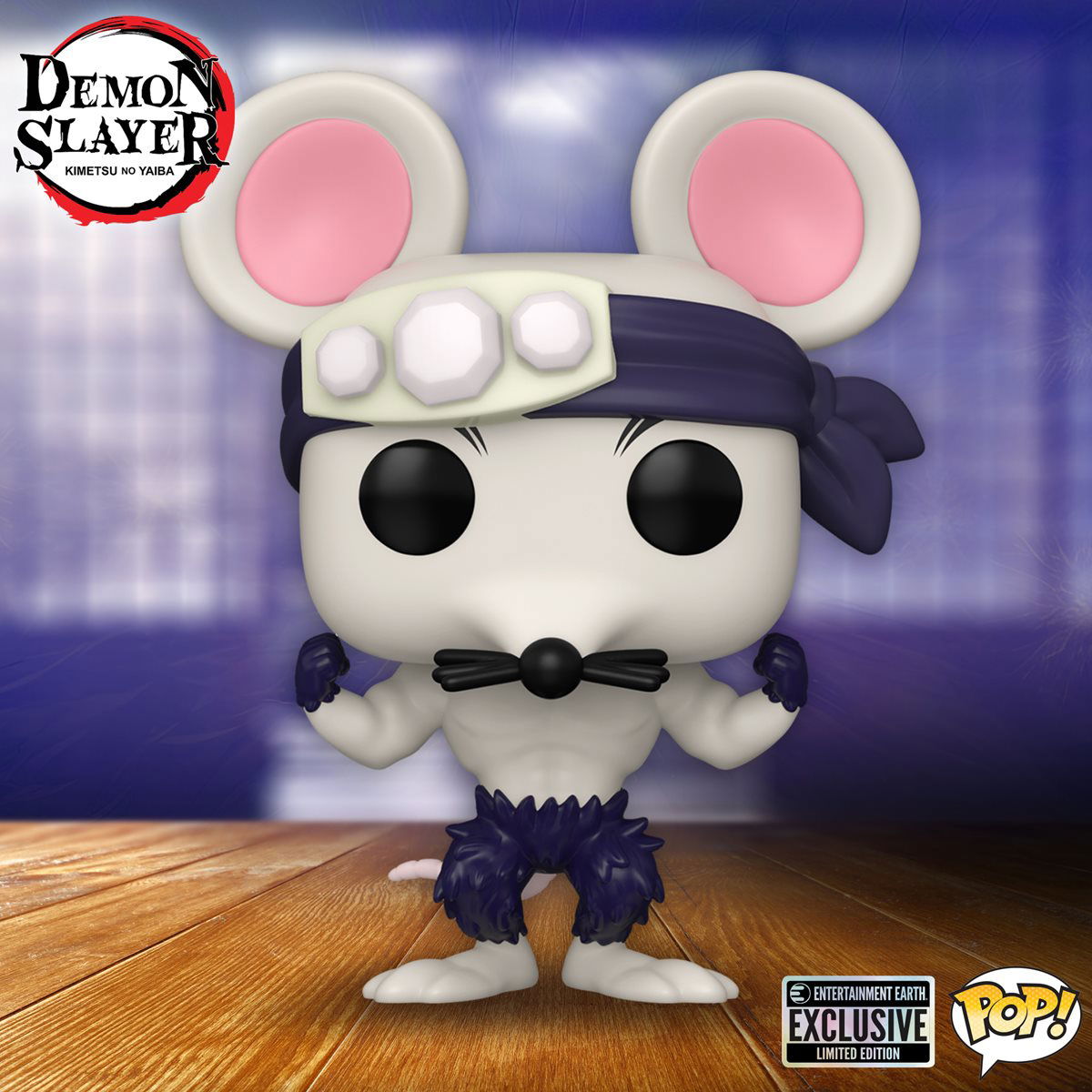 Demon Slayer Muscle Mouse Funko Pop! Vinyl Figure #1536 - Entertainment Earth Exclusive - LeCharms & Co.