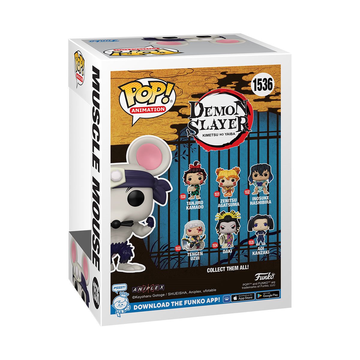 Demon Slayer Muscle Mouse Funko Pop! Vinyl Figure #1536 - Entertainment Earth Exclusive - LeCharms & Co.