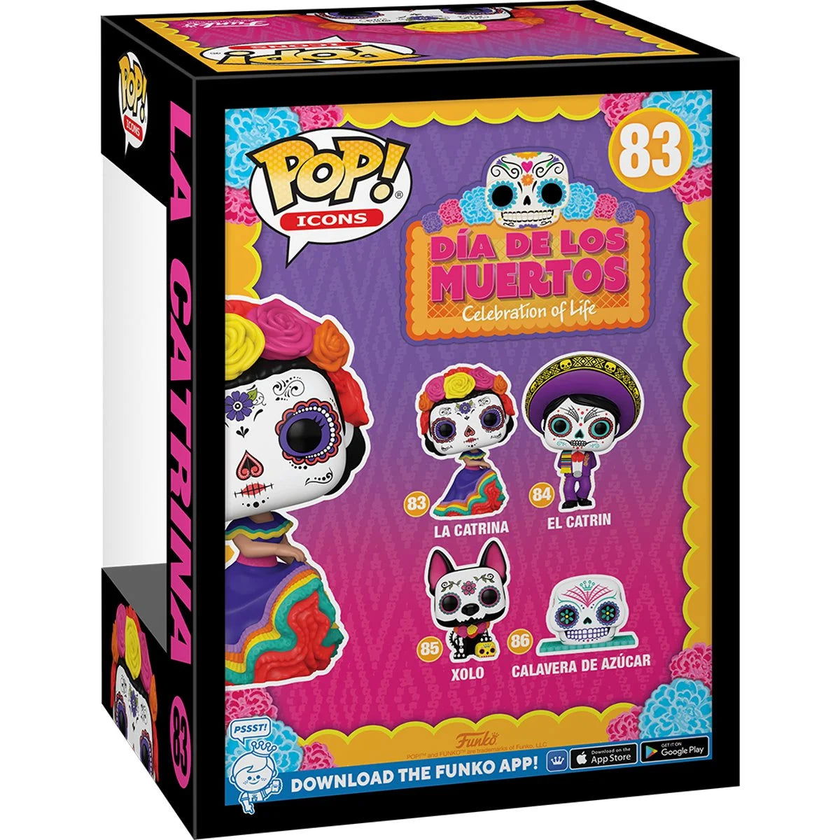 Dia de los Muertos La Catrina Funko Pop! Vinyl Figure W/Protector - LeCharms & Co.